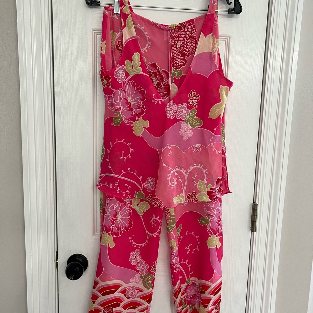 Natori Sheer Pajama Set NWOT